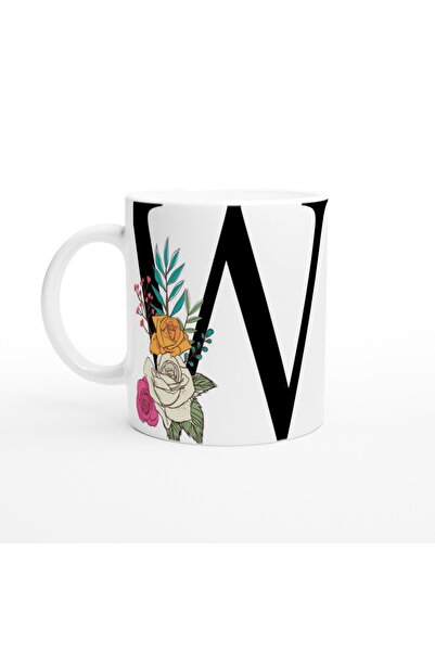 Wisdom Rain كوب على شكل حرف V مع شكل زهرة