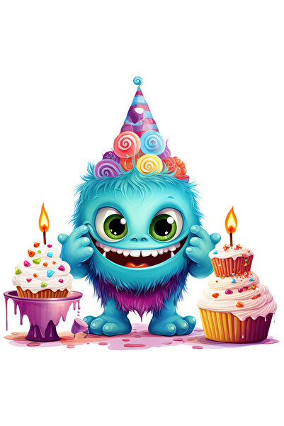 StoryGift Romania Sticker Autocolant 70CM cu o creatura in forma de minge, il...