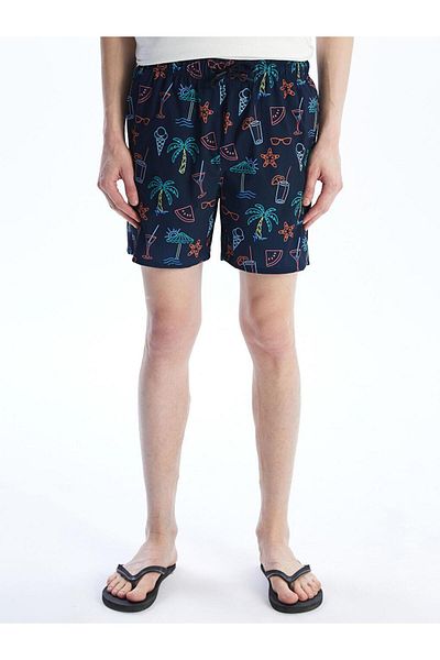 LC Waikiki Къси мъжки бански шорти с шарки (S5)