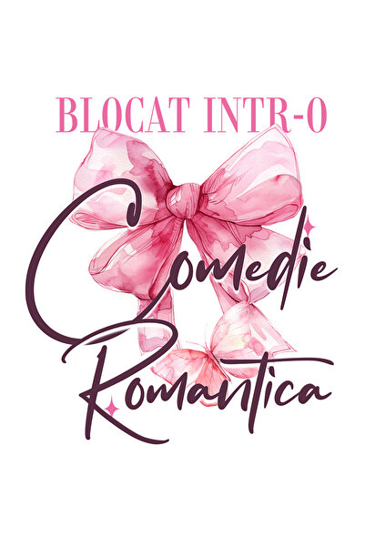 StoryGift Romania Sticker Autocolant 70CM Adeziv Funda roz blocat intr-o come...