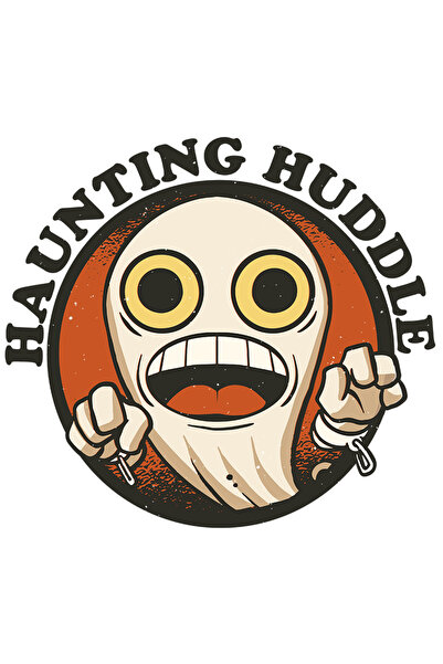 StoryGift Romania Sticker Adeziv 90CM Cu Mesaj In Engleza Haunting Huddle, Fa...