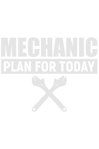 StoryGift Romania Sticker Eticheta 50CM Exterior cu textul in engleza "Mechanic plan for today" - plan de mecani