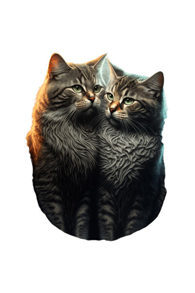 StoryGift Romania Sticker Adeziv 90CM Cu Pisici cu Ochii Verzi, Iubitori de P...