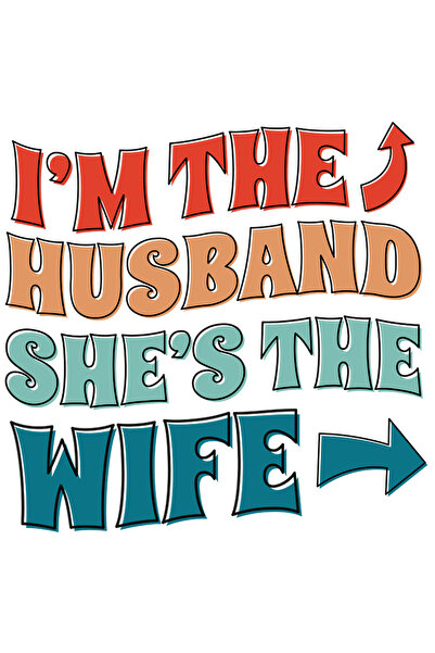 StoryGift Romania Sticker Adeziv 90CM Cu Mesaj Colorat In Engleza I'm The Hus...