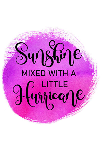 StoryGift Romania Sticker Eticheta 40CM cu mesajul "Sunshine mixed with a lit...