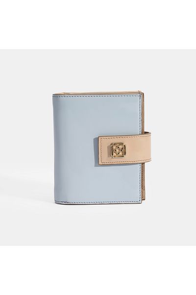 Desa Women's Blue / Skin Leather Wallet