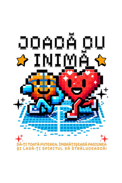 StoryGift Romania Sticker Eticheta 50CM Adeziv Joaca cu in inima iubitorii de jocuri video copi cu Margini Albe,