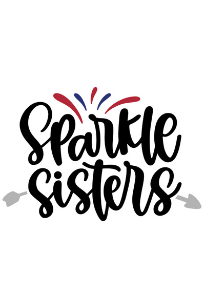 StoryGift Romania Sticker 10 Cm Cu Text In Engleza Sparkle Sister, Cea Mai Bu...