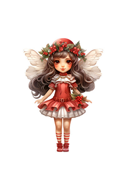 StoryGift Romania Sticker Eticheta 40CM cu o fetita dragalasa imbracata in cr...