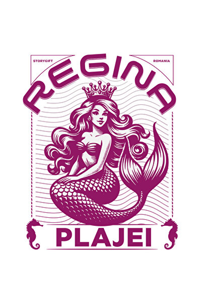 StoryGift Romania Sticker Adeziv 90CM Adeziv regina plajei sirena fura inima ...