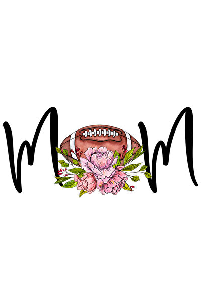 StoryGift Romania Sticker Adeziv 90CM cu minge de fotbal american deasupra un...