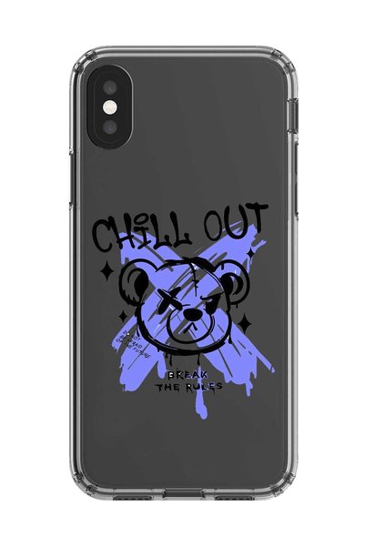 Dali Design iPhone XS Compatible Transparent Case Graffiti 8 Designs