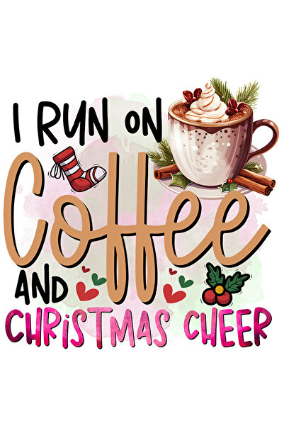 StoryGift Romania Sticker Cu O Ceasca Cu Cafea Cu Mesajul "i Run On Coffee An...