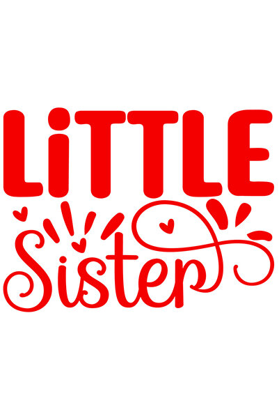 StoryGift Romania Sticker Exterior pentru o sora mai mica iubita si apreciata...