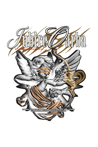 StoryGift Romania Sticker Adeziv Inger Cu Aripi Si Sageata Iubire Oarba Cupid...