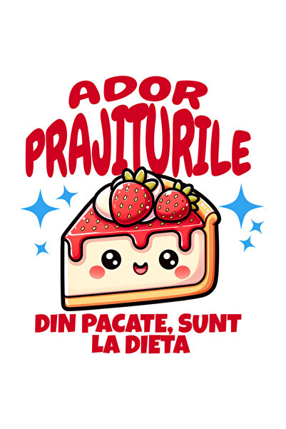 StoryGift Romania Sticker Adeziv 90CM cu Prajitura vesela Cheescakr Cu Capsun...