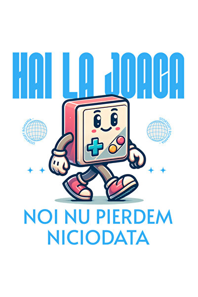 StoryGift Romania Sticker Adeziv 90CM cu Maneta De Jocuri Video Vesela Mergan...