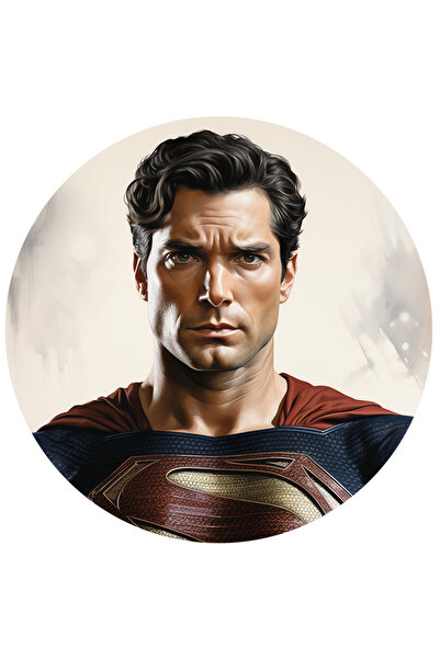 StoryGift Romania Sticker Autocolant 70CM Cu Superman, Costum, Capa, DC, Cerc...