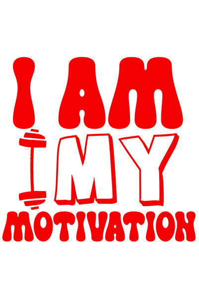 StoryGift Romania Sticker Autocolant 70CM Exterior cu o haltera si mesajul "I...