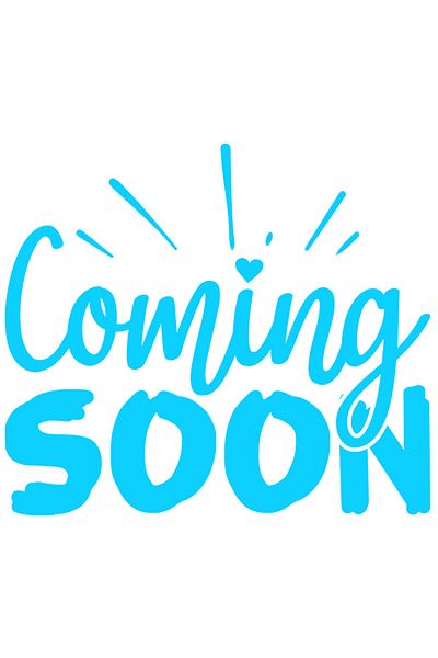 StoryGift Romania Sticker Autocolant 30CM Exterior cu inimioara si textul in engleza "Coming soon" - in curand ,