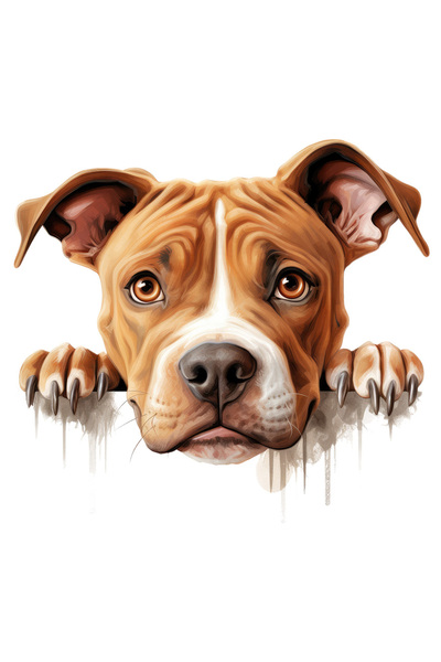 StoryGift Romania Sticker Autocolant 70CM cu un catel tristut, ilustratie, se...