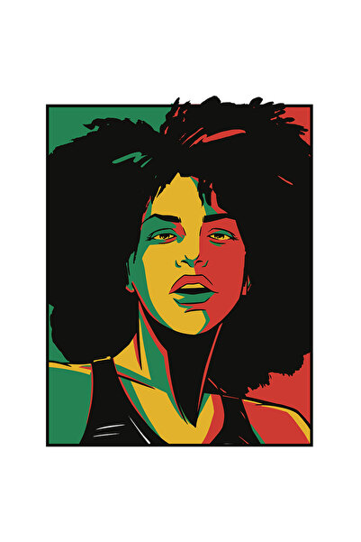 StoryGift Romania Sticker Self-Adhesive 70CM Portrait of an African-American ...