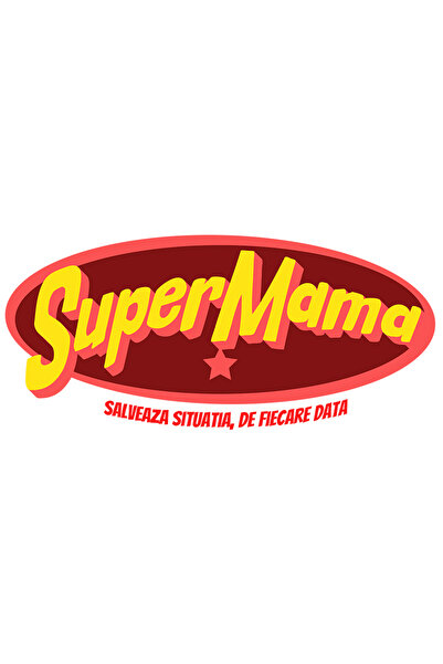 StoryGift Romania Sticker Eticheta 50CM Adeziv Super mama eroul familiei momm...