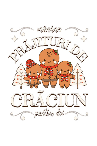 StoryGift Romania Sticker Adeziv 90CM Adeziv Mananc Prajituri de Craciun pent...