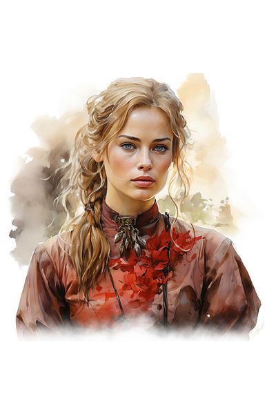 StoryGift Romania Sticker Eticheta 50CM Cu Game Of Thrones, A Song Of Ice And Fire, Cersei Lannister, Regina, Fa
