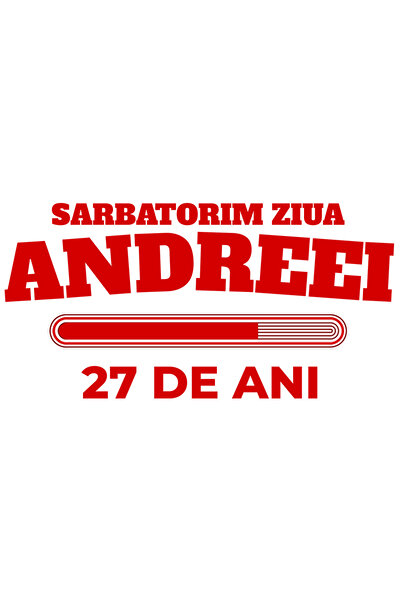 StoryGift Romania Sticker Eticheta 50CM cu Bara Incarcare Aniversare Zi De Na...