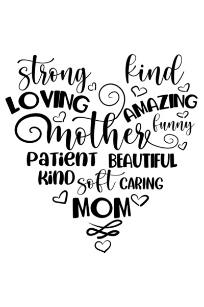 StoryGift Romania Sticker Eticheta 40CM cu Mesaj Frumos despre Mama in Englez...