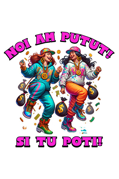 StoryGift Romania Sticker Eticheta 40CM Adeziv Cele Mai Bune Prietene Bogate ...