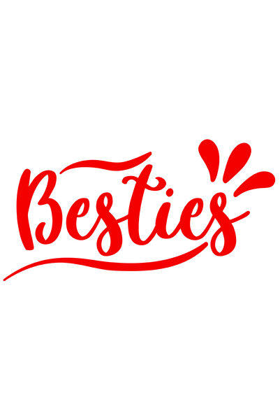 StoryGift Romania Sticker Eticheta 40CM Exterior pentru cele mai bune prieten...