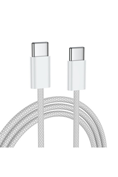 yediseven Type C to Type C 60Watt Android Huawei Samsung İphone Hızlı Şarj Ka...