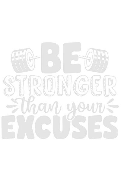 StoryGift Romania Sticker Autocolant 30CM Exterior cu o haltera si mesajul "F...