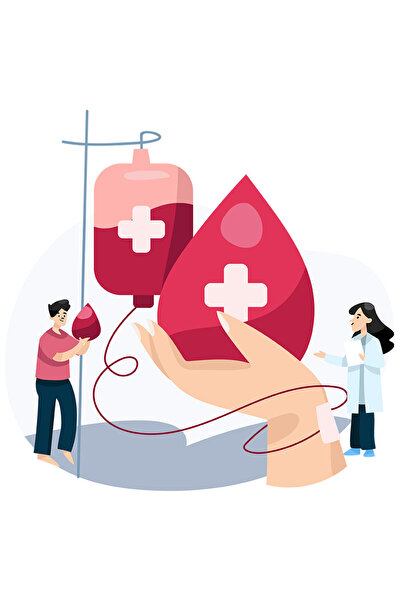 StoryGift Romania Sticker Eticheta 50CM Cu Donatie, Sange, Transfuzie, Doctor...