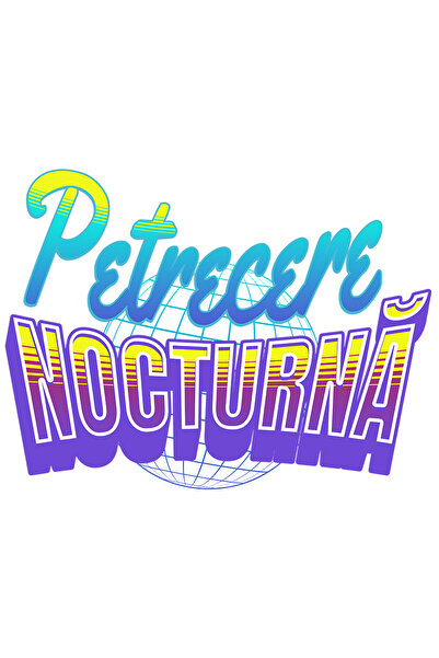 StoryGift Romania Sticker Autocolant 70CM Adeziv Petrecere nocturnă glob disco distractie cu Margini Albe, PVC V