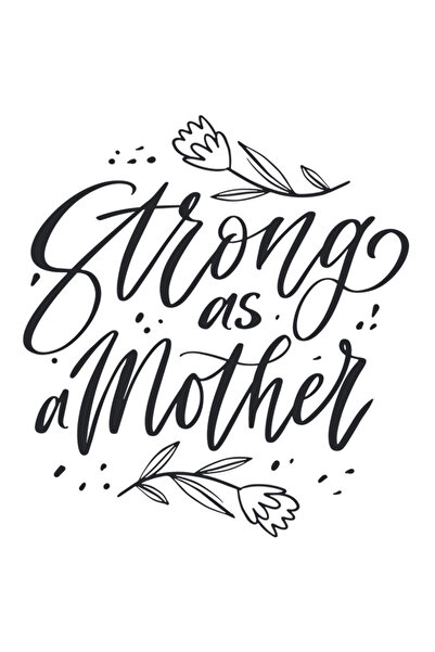 StoryGift Romania Sticker Adeziv 90CM Puternica ca o Mama, Strong as a Mother...
