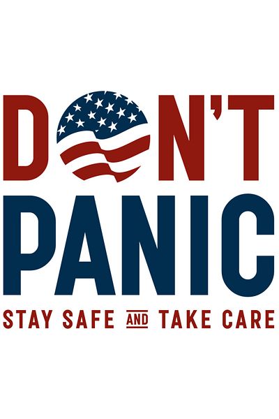 StoryGift Romania Sticker Eticheta 40CM Cu Mesajul Motivational Don't Panic, Relaxare, Stay Safe Take Care, Stea
