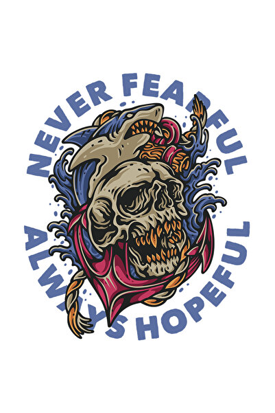 StoryGift Romania Sticker Eticheta 40CM Cu Mesaj In Engleza Never Fearful Alw...