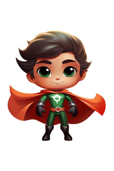 StoryGift Romania Sticker Autocolant 70CM cu un supererou, ilustratie, superp...