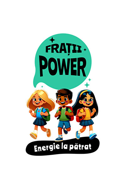 StoryGift Romania Sticker Autocolant 70CM Adeziv Trei frati fratii power, fam...