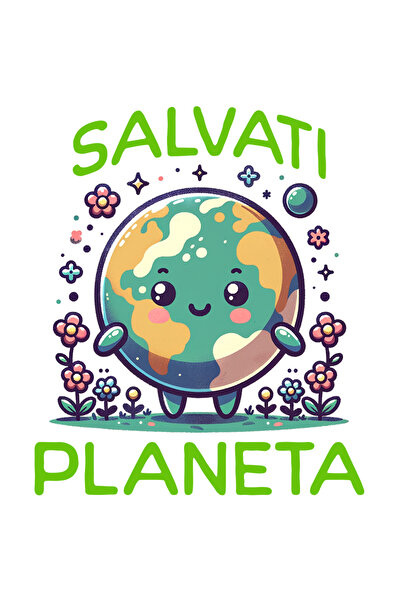 StoryGift Romania Sticker Adeziv 90CM Adeziv salvati planeta pamanat fericit ...