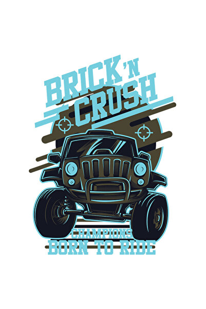 StoryGift Romania Sticker Autocolant 70CM Cu Mesaj In Engleza Brick'n Crush C...