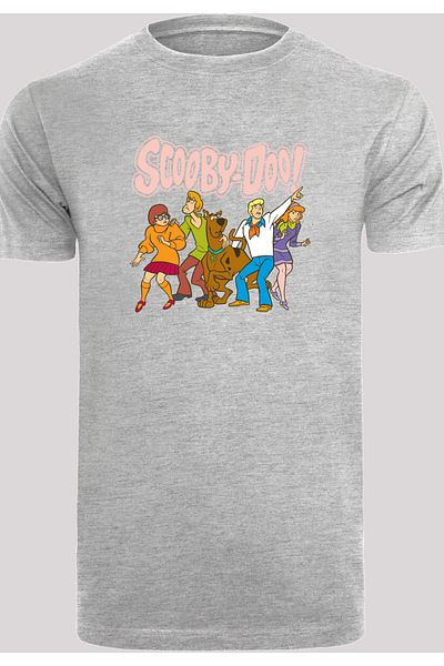 F4NT4STIC Herren Scooby Doo Classic Group With T-shirt Round Neck