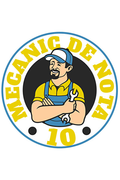 StoryGift Romania Sticker Autocolant 70CM Adeziv Barbat Cel Mai Bun Mecanic d...