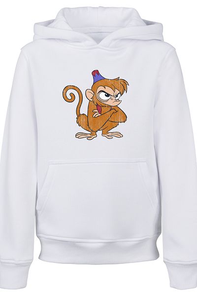 F4NT4STIC Kinder Disney Aladdin Classic Angry Abu With Basic Kids Hoody