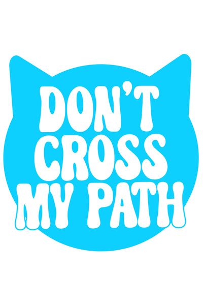 StoryGift Romania Sticker Eticheta 40CM Exterior cu textul "Don't cross my pa...