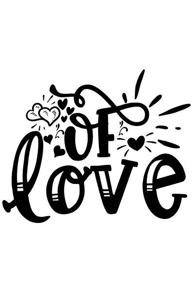 StoryGift Romania Sticker Eticheta 50CM Cu Mesajul Of Love, Single, Haios, Valentine's Day, Negru, cu Margini A