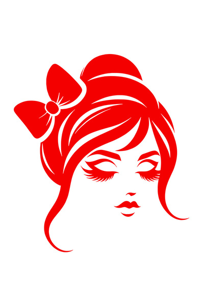 StoryGift Romania Sticker Autocolant 70CM Exterior cu o fata frumoasa care ar...